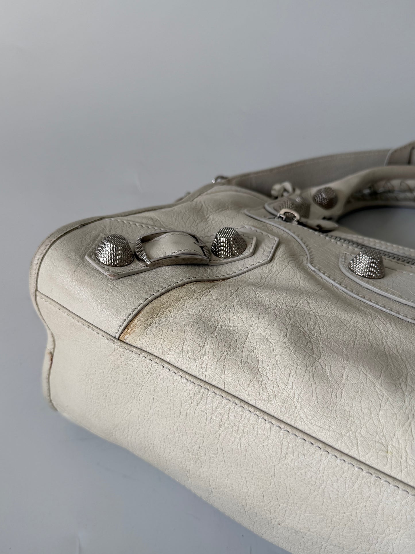 2000’s Balenciaga Praline Giant 21 Silver Hardware City Bag