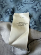 Louis Vuitton Blue Monogram Silk Shirt