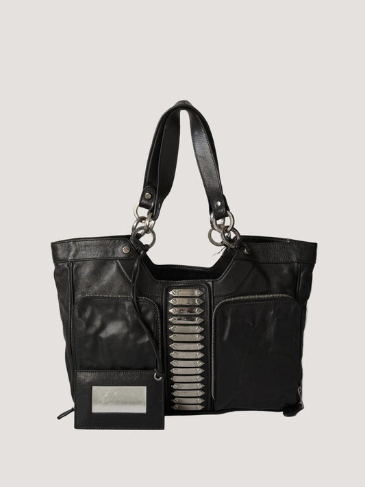 Balenciaga Black Sac Clous Tote Bag