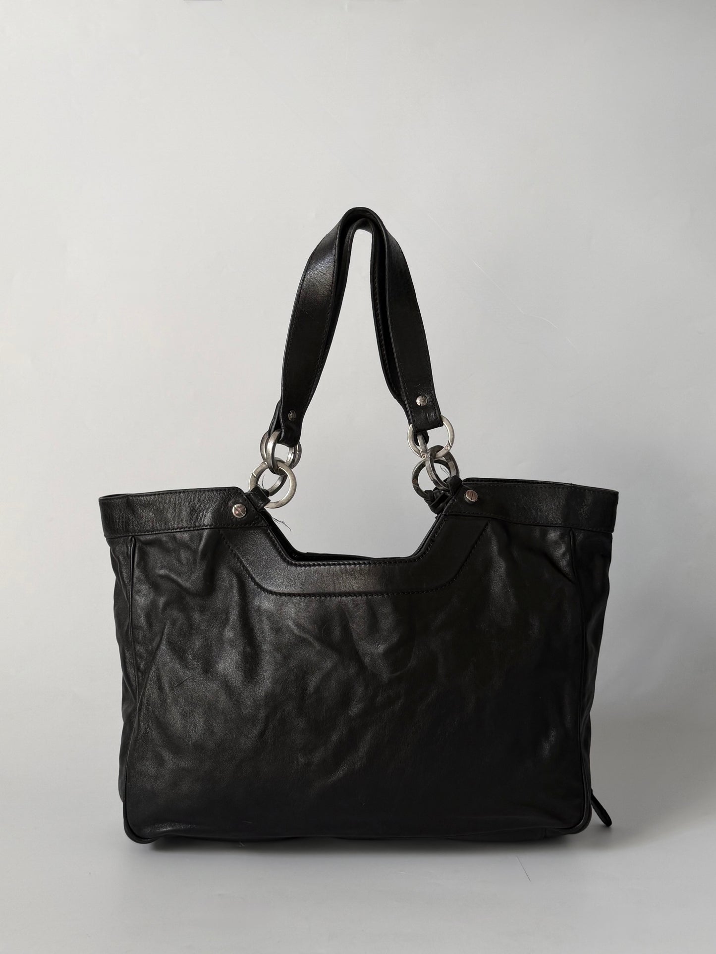 Balenciaga Black Sac Clous Tote Bag