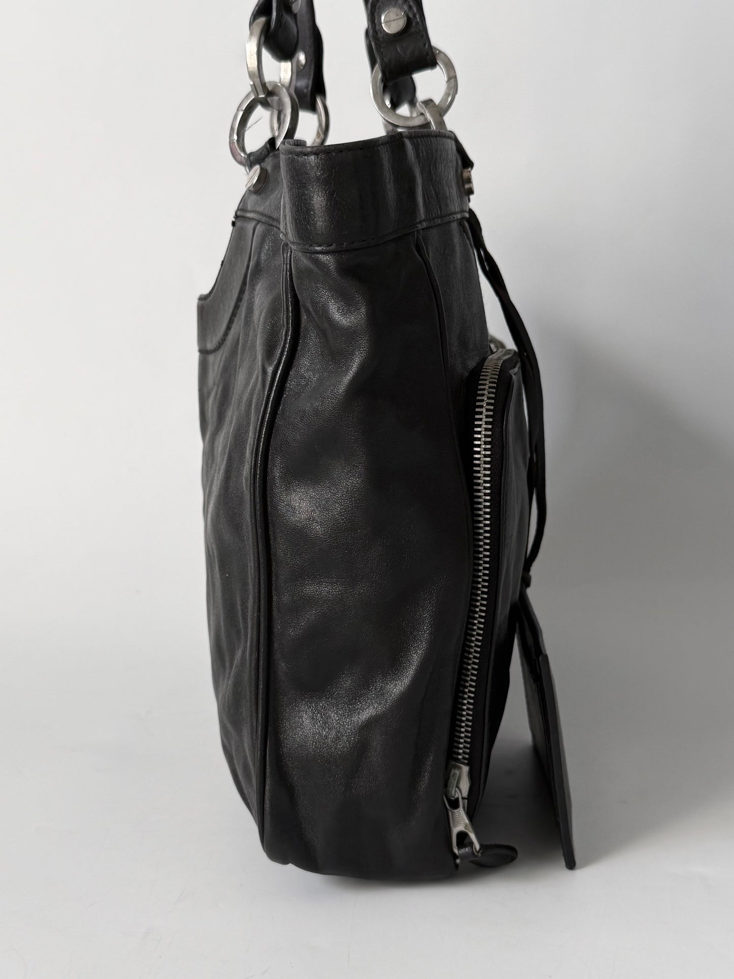 Balenciaga Black Sac Clous Tote Bag