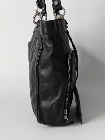 Balenciaga Black Sac Clous Tote Bag