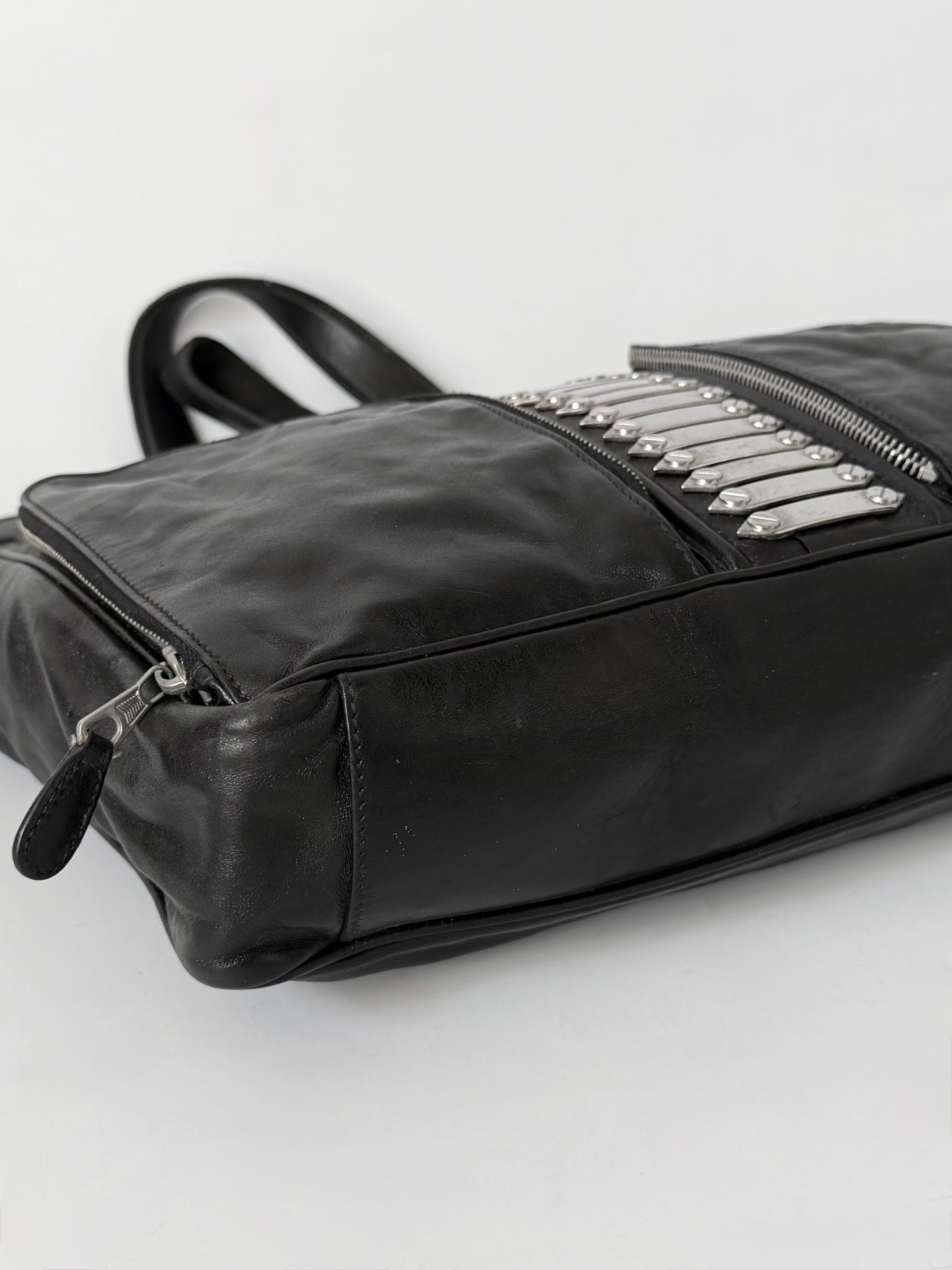 Balenciaga Black Sac Clous Tote Bag