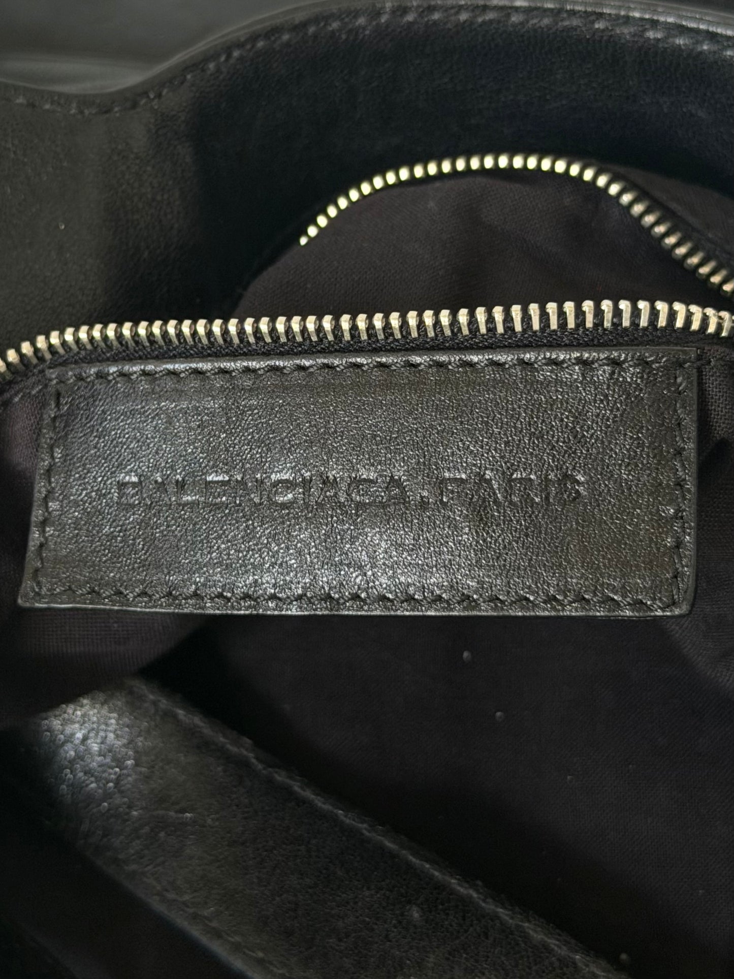 Balenciaga Black Sac Clous Tote Bag