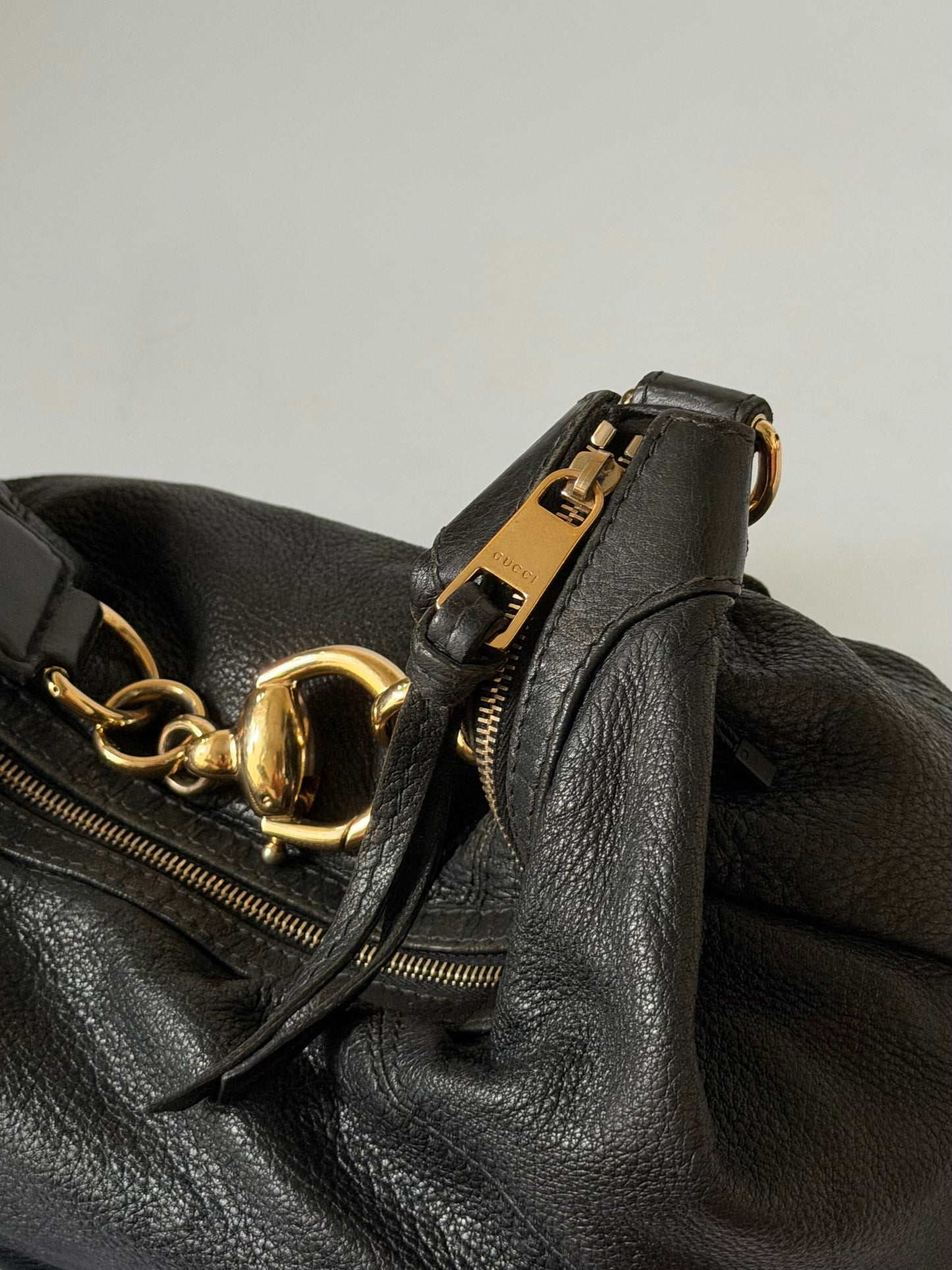 Gucci Black Medium Sienna Hobo Bag
