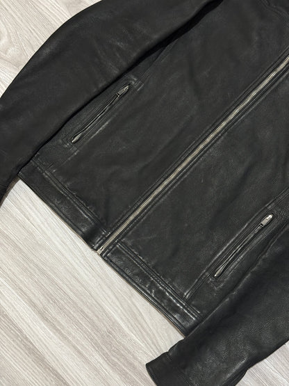 Rick Owens FW13-14 Heavy Hooded Leather Jacket