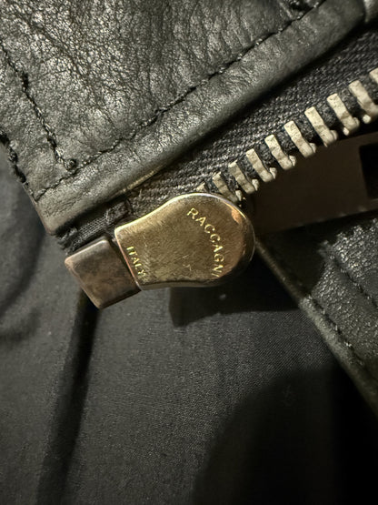 Rick Owens FW13-14 Heavy Hooded Leather Jacket