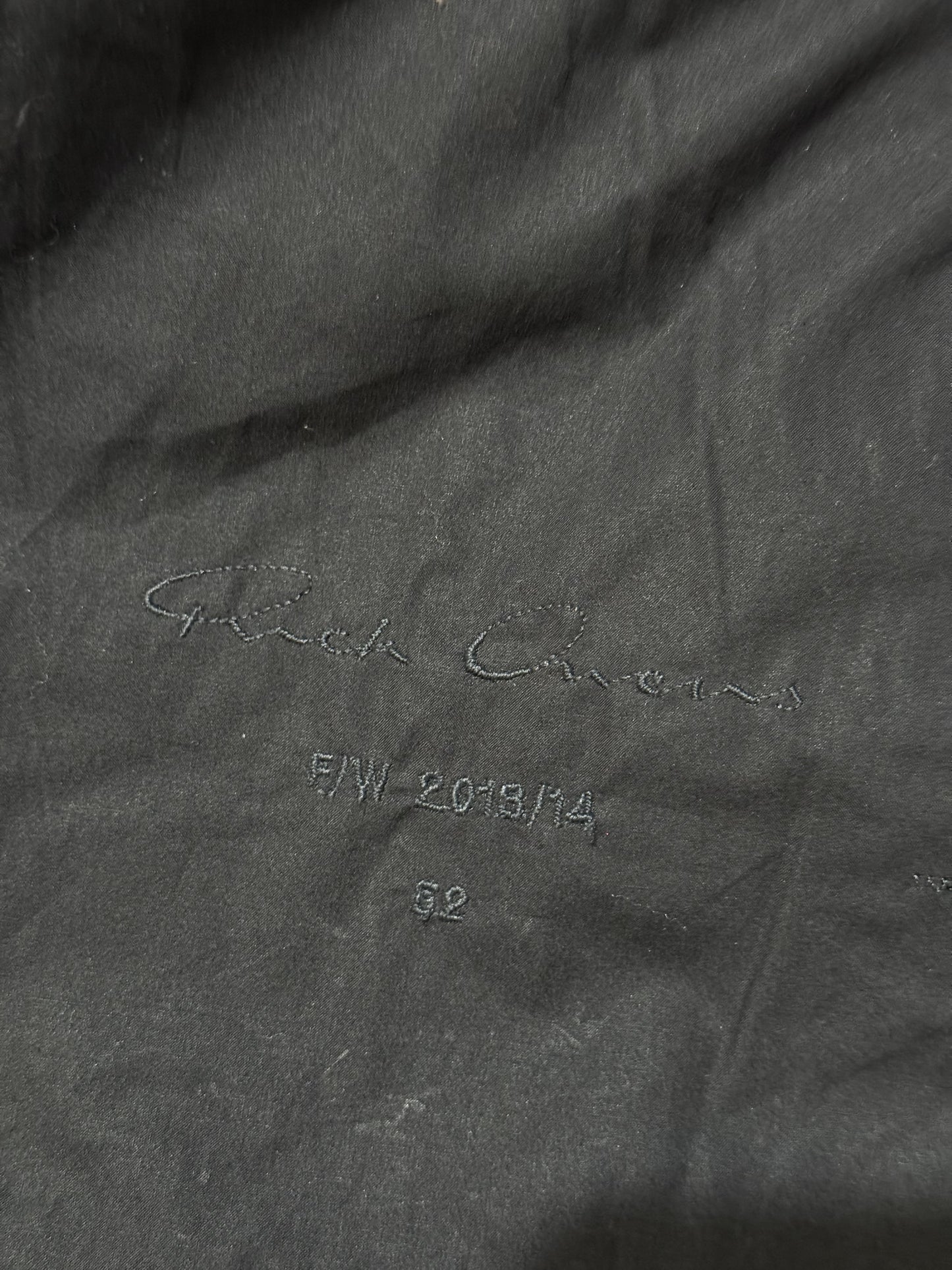 Rick Owens FW13-14 Heavy Hooded Leather Jacket
