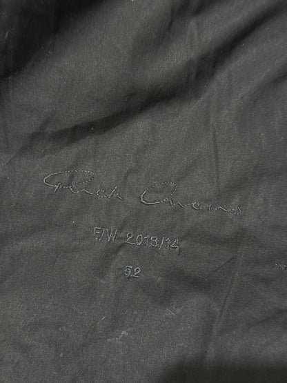 Rick Owens FW13-14 Heavy Hooded Leather Jacket