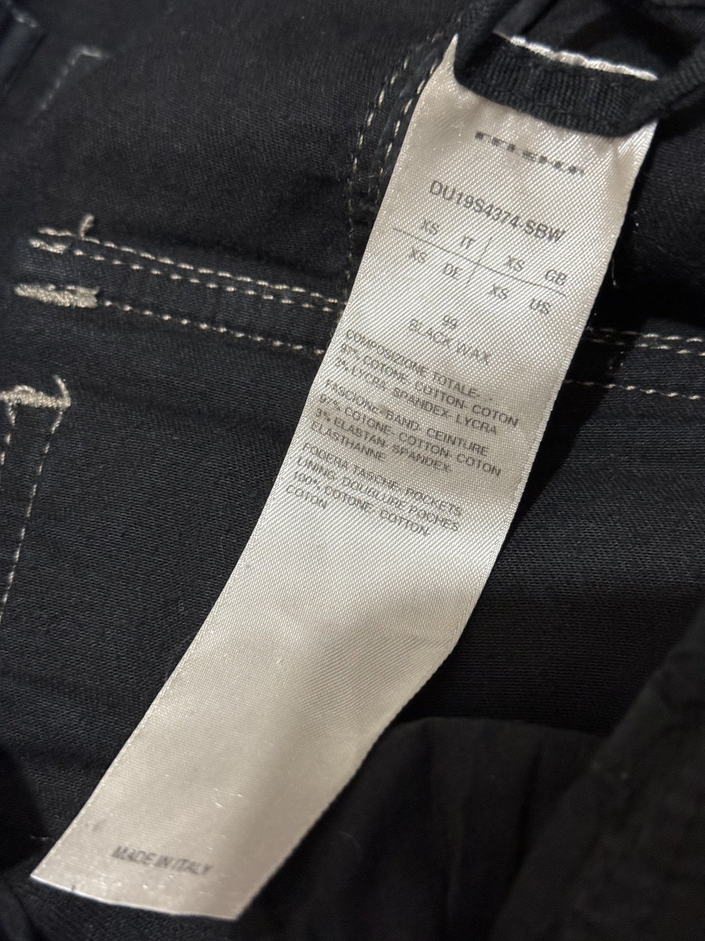 Rick Owens DRKSHDW Ripstop Cotton Drawstring Pants