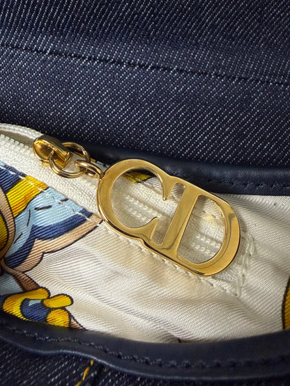2000’s Christian Dior Saddle Blue Denim Rare Lining