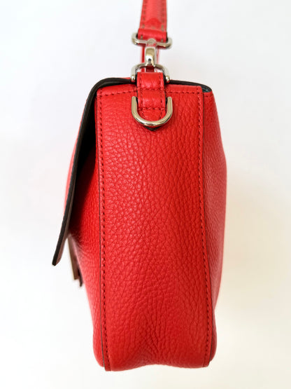 Fendi Red Selleria Mamma Baguette