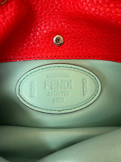Fendi Red Selleria Mamma Baguette