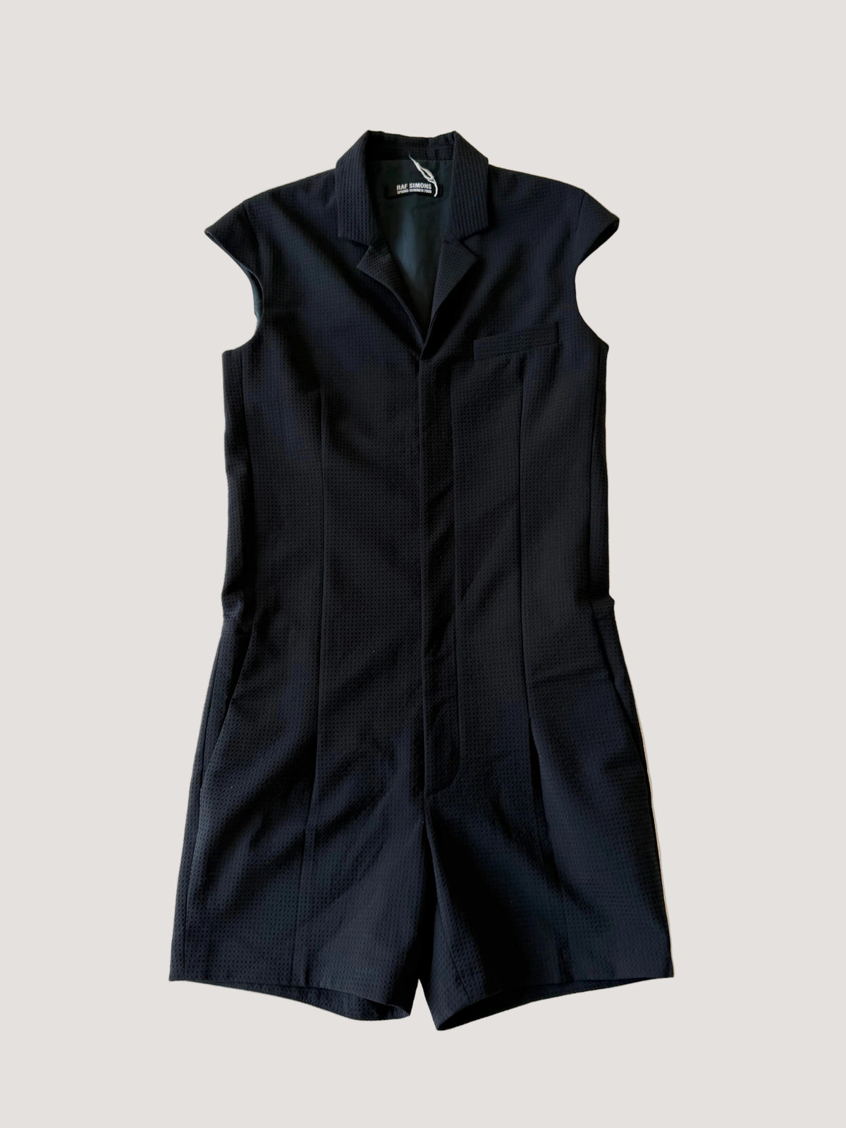Raf Simons Spring-Summer 2009 Black Romper