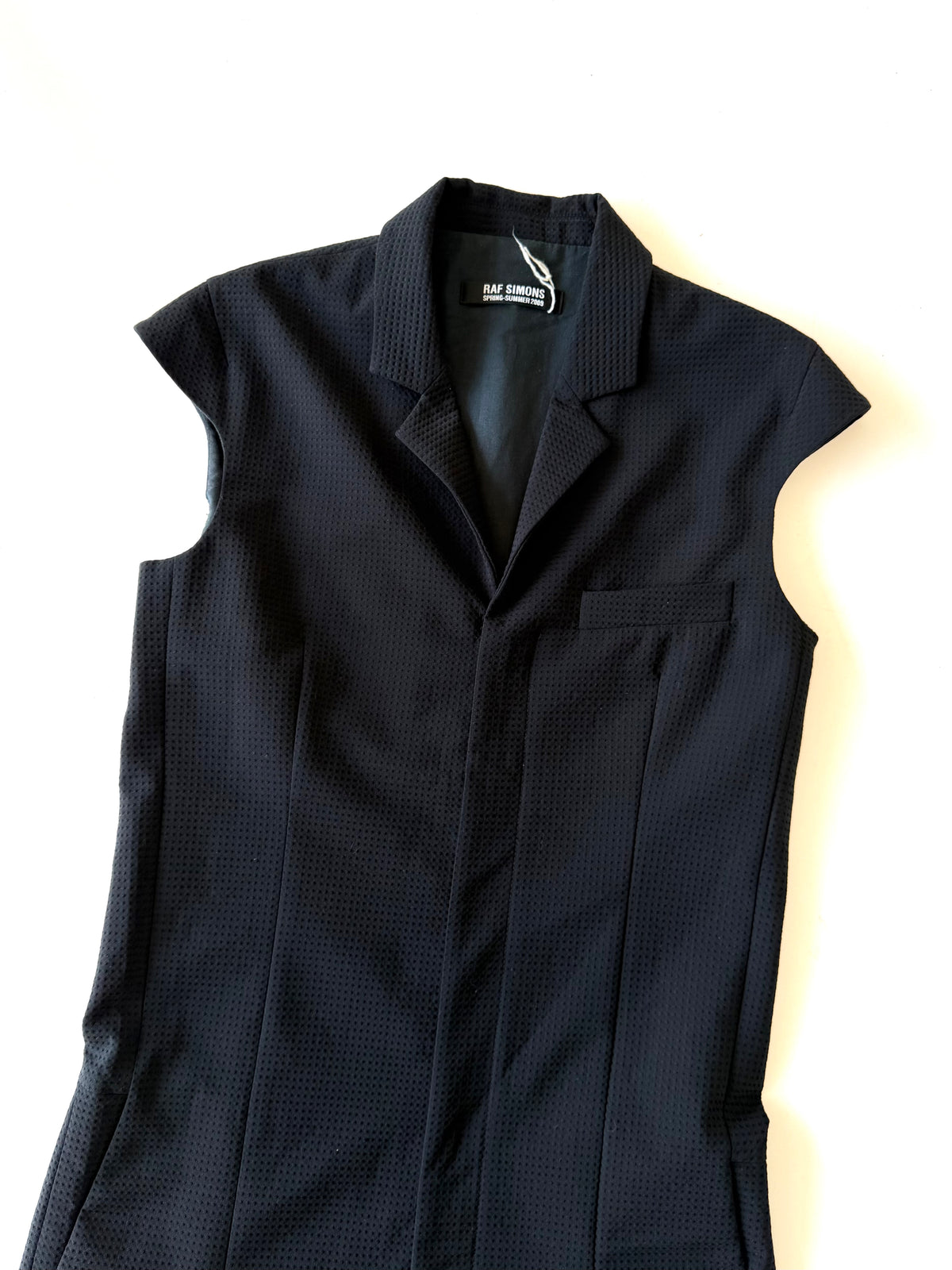 Raf Simons Spring-Summer 2009 Black Romper