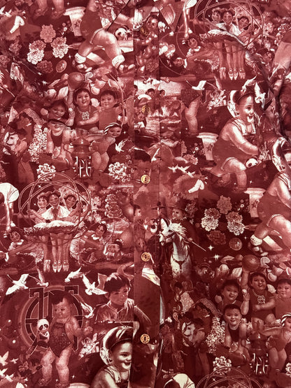 Rare Jean Paul Gaultier 1990's Face Print Button Down Shirt