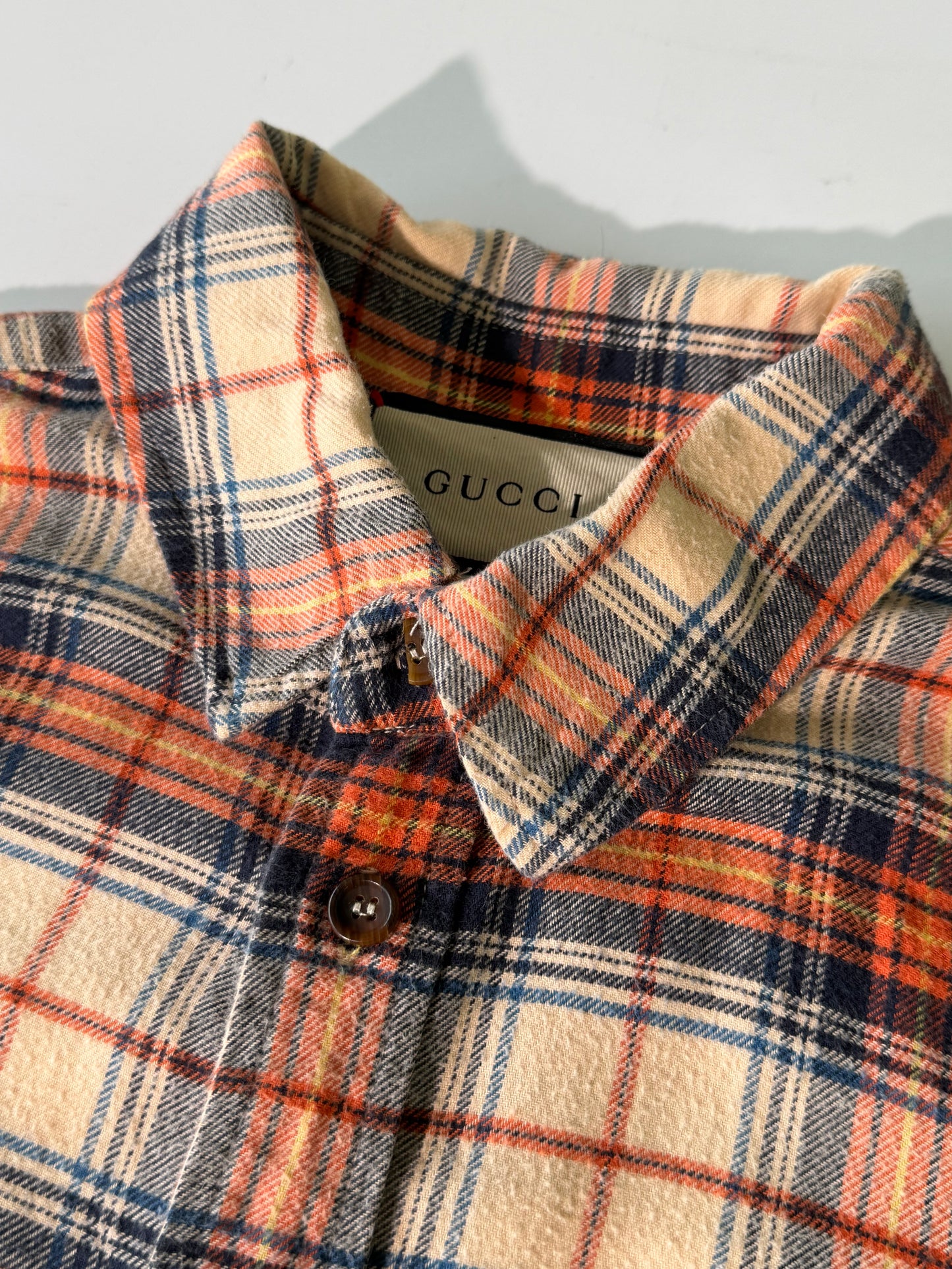 Gucci Paramount Plaid Flannel Shirt