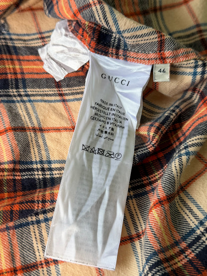 Gucci Paramount Plaid Flannel Shirt