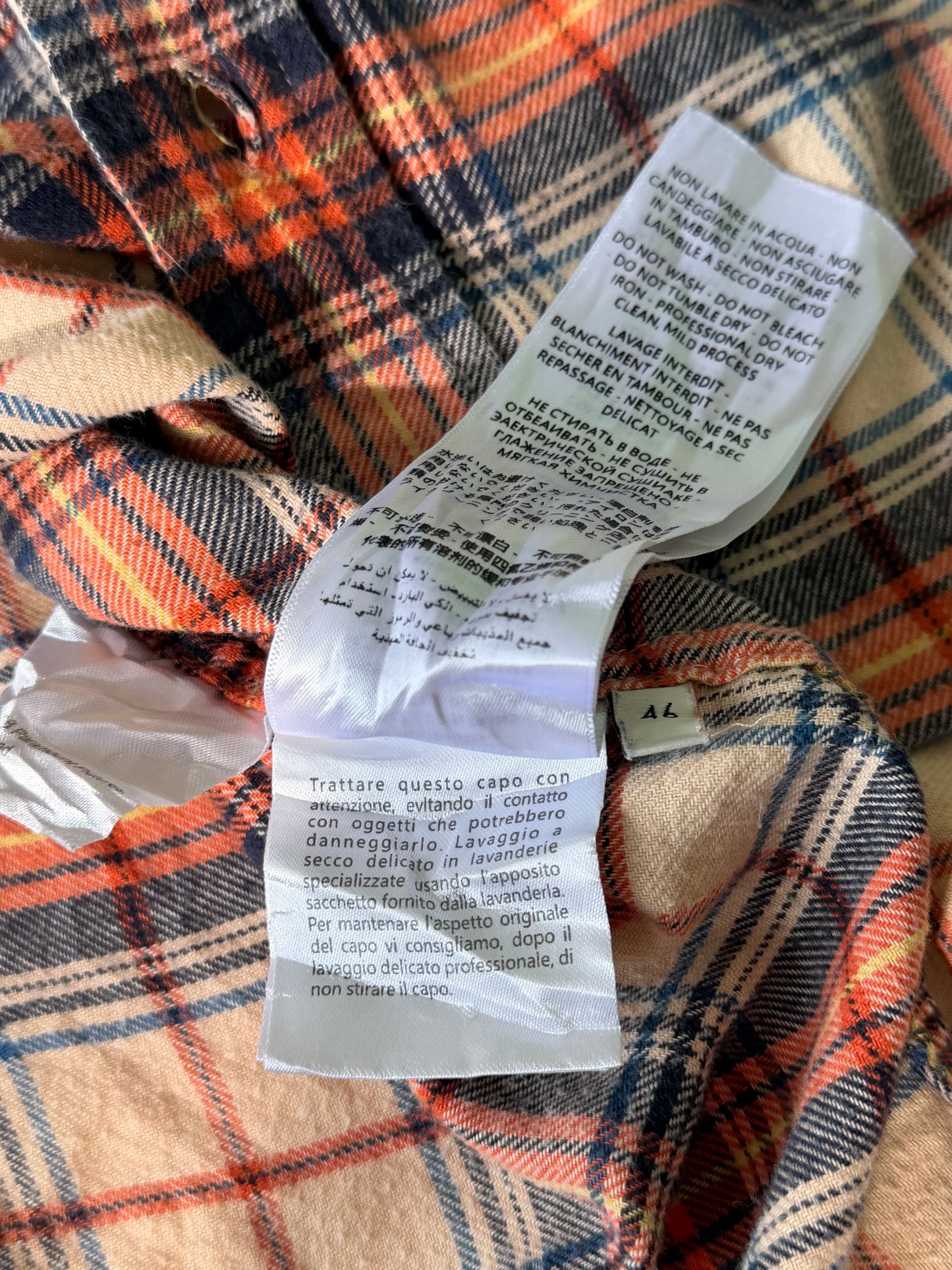 Gucci Paramount Plaid Flannel Shirt