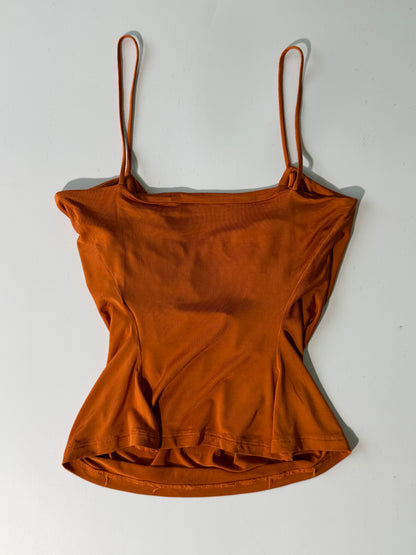 Vintage Roberto Cavalli Orange Jersey Camisole Top