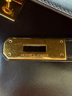 Vintage Hermes 1984 Choco Brown Kelly 32