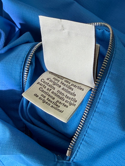 Hermes Blue Double Sided Zip Bomber Jacket