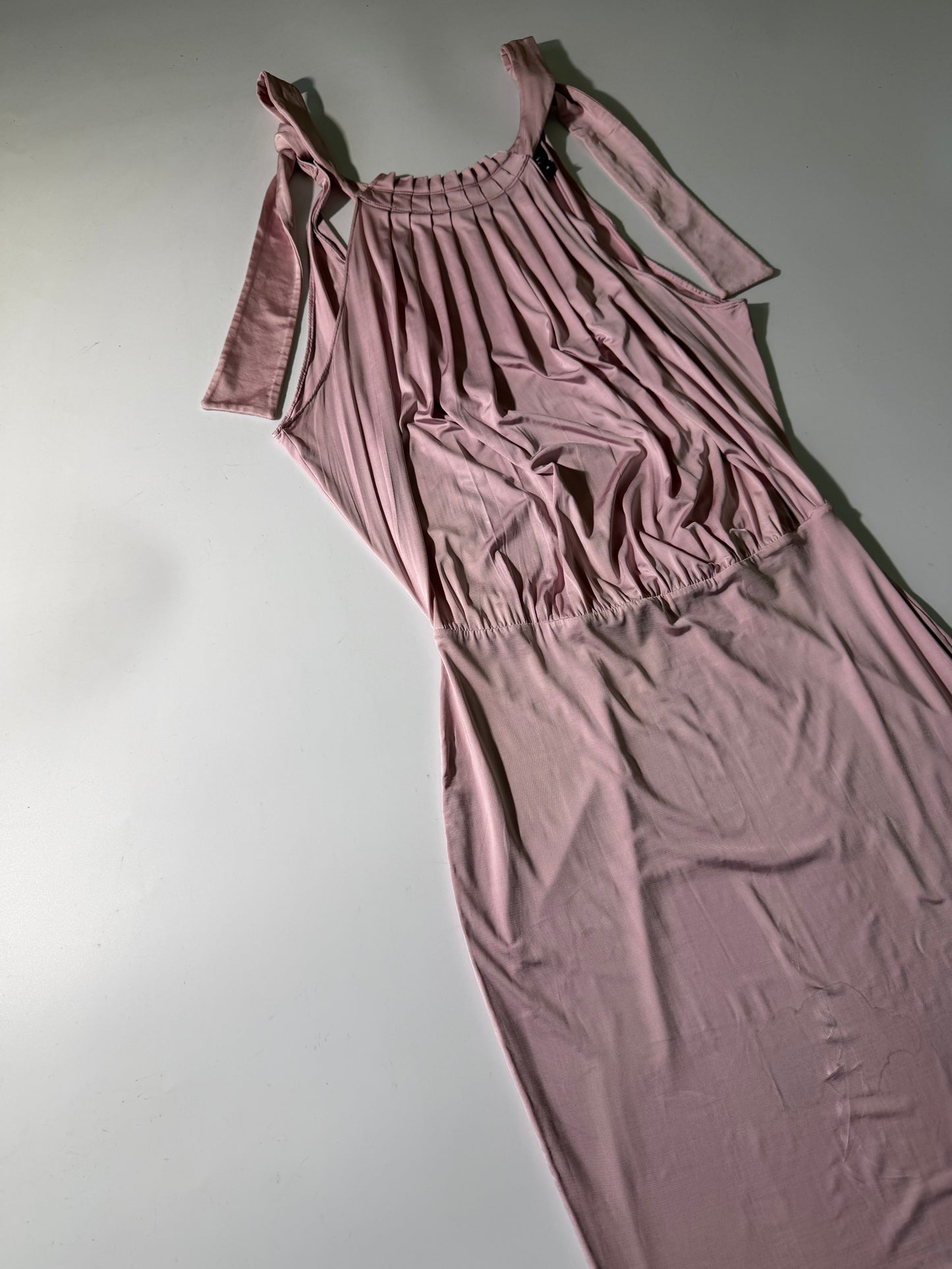Gucci by Tom Ford Pink Pleated Maxi Dress