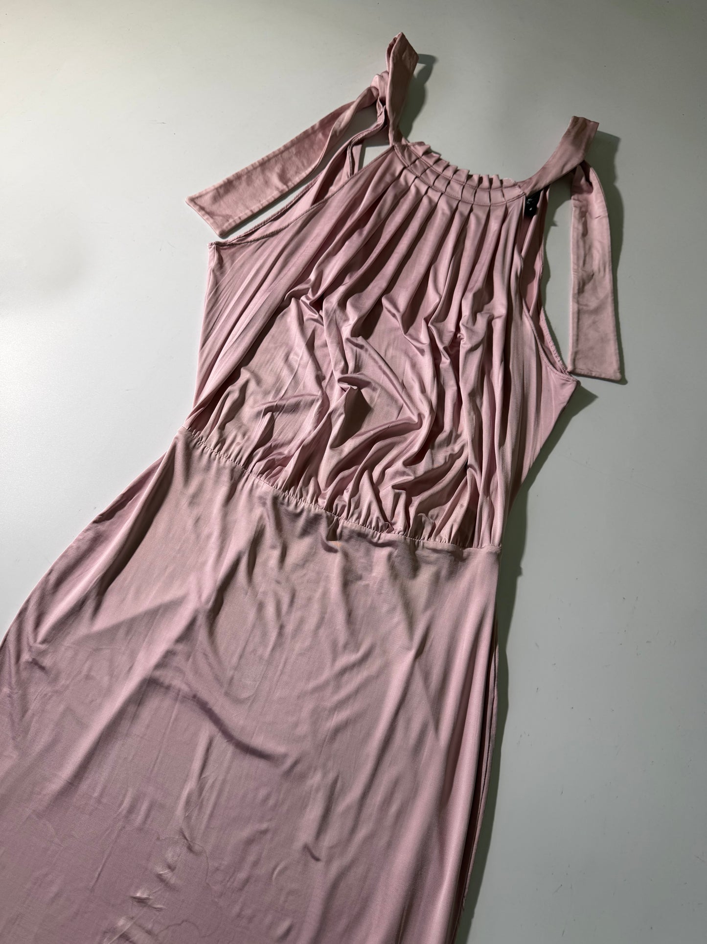 Gucci by Tom Ford Pink Pleated Maxi Dress