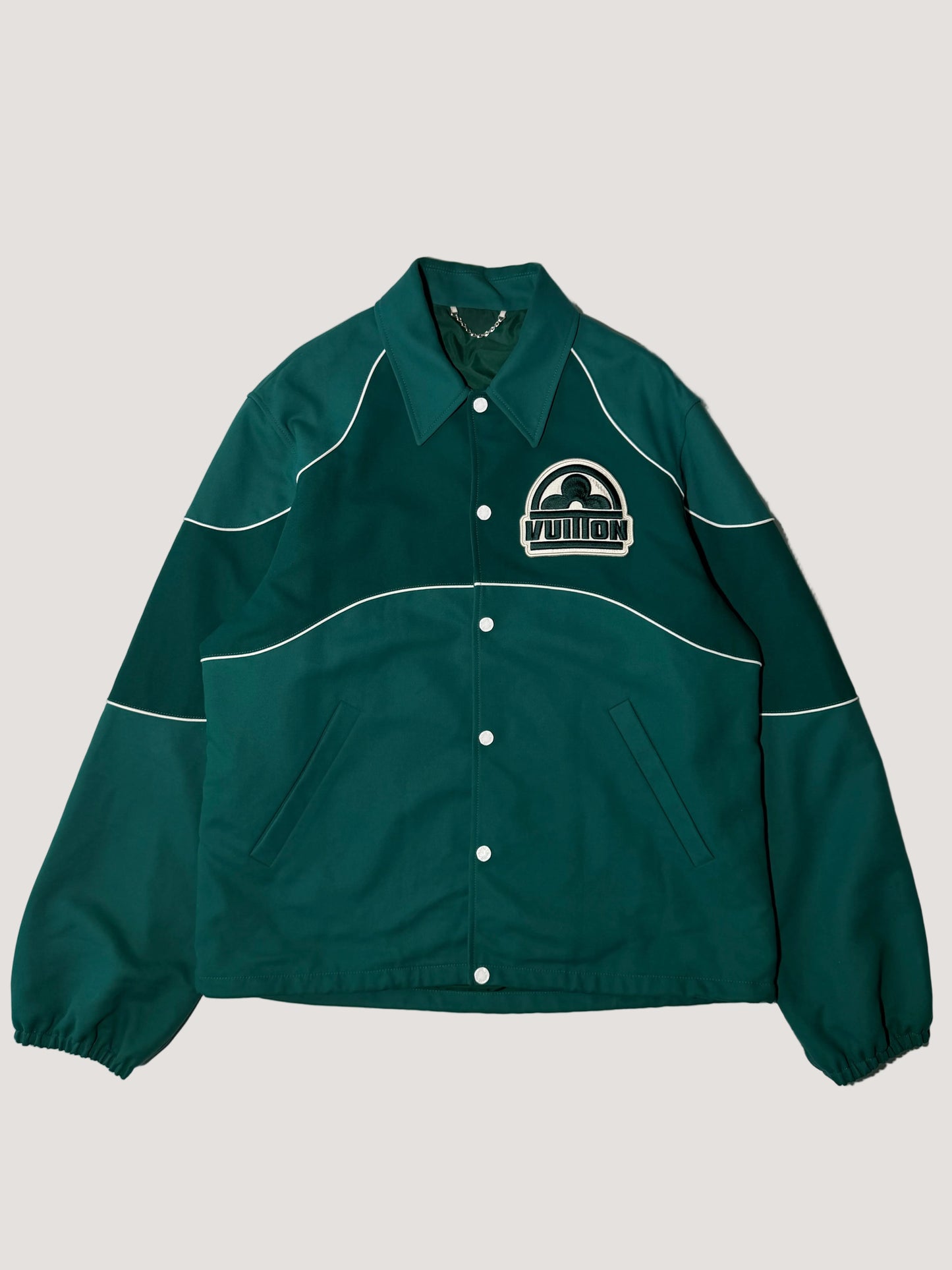 Louis Vuitton Embroidered Four Leaf Clover Coach Jacket