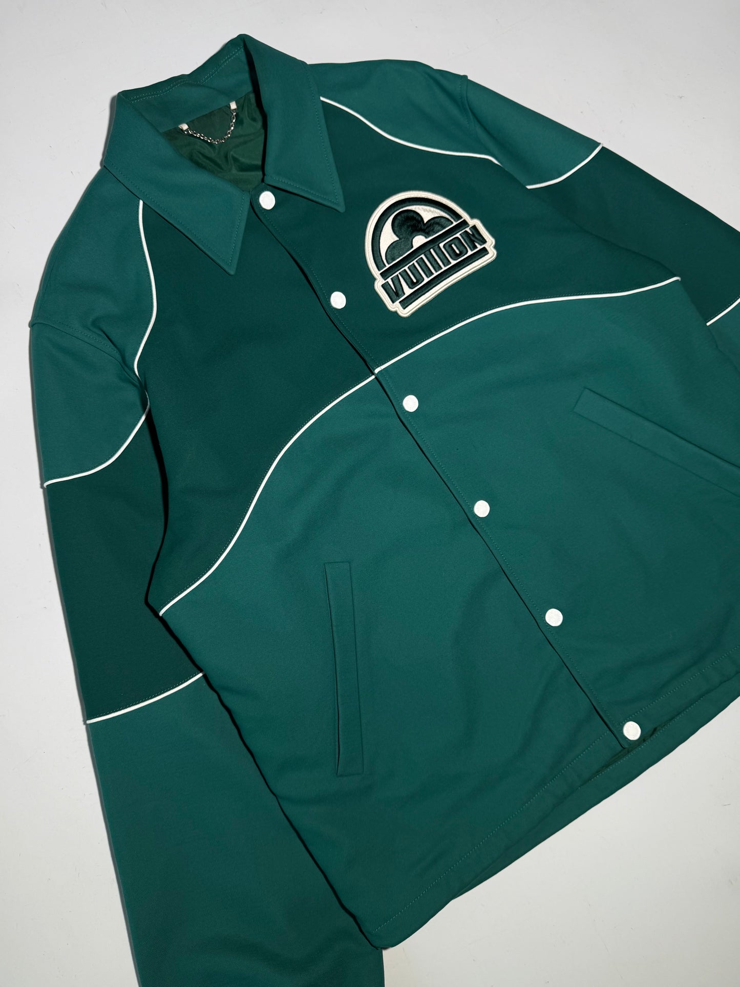 Louis Vuitton Embroidered Four Leaf Clover Coach Jacket