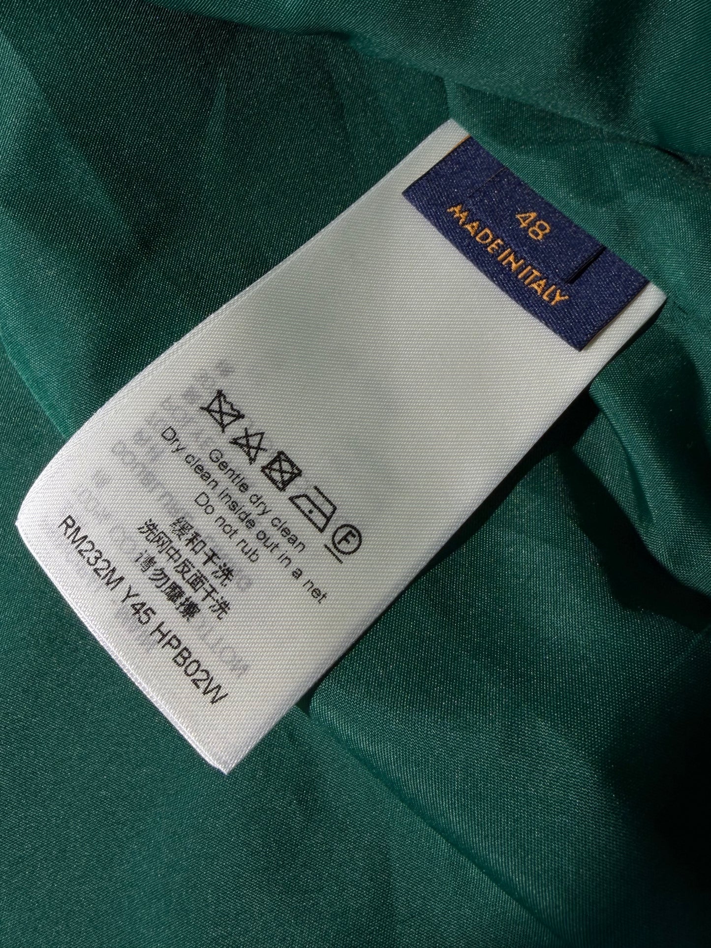 Louis Vuitton Embroidered Four Leaf Clover Coach Jacket