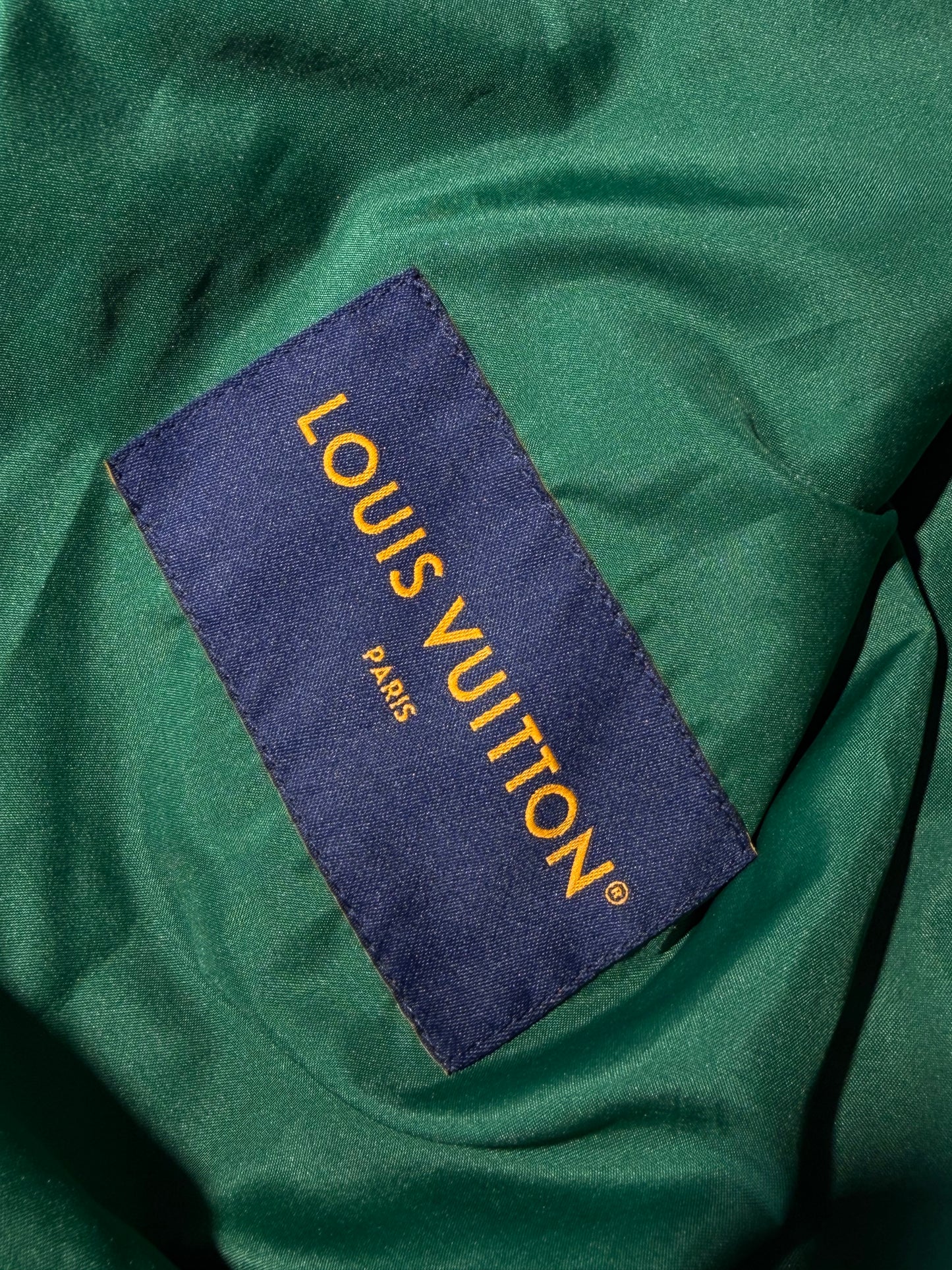 Louis Vuitton Embroidered Four Leaf Clover Coach Jacket