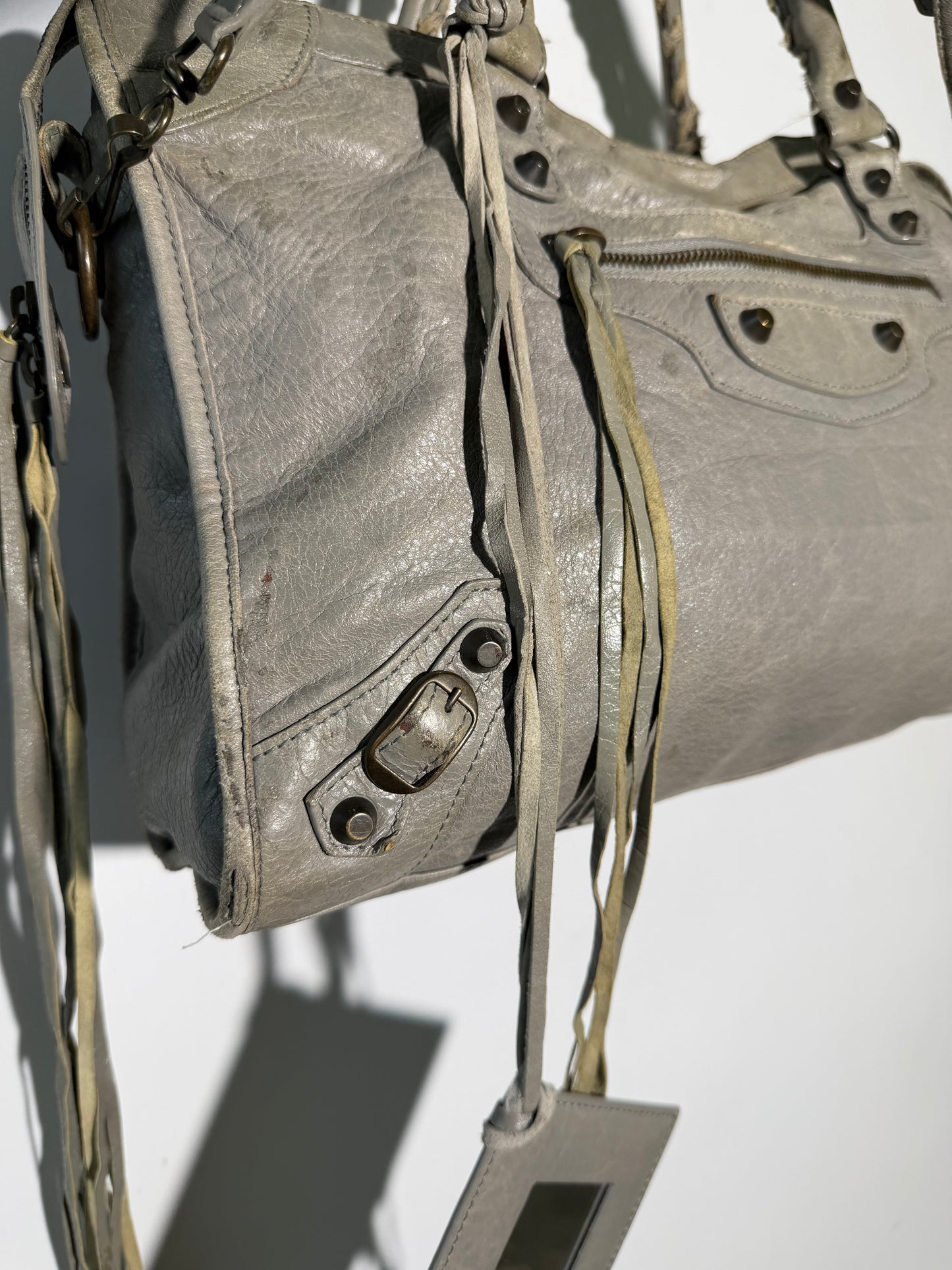 2000's Balenciaga Grey Classic City Bag