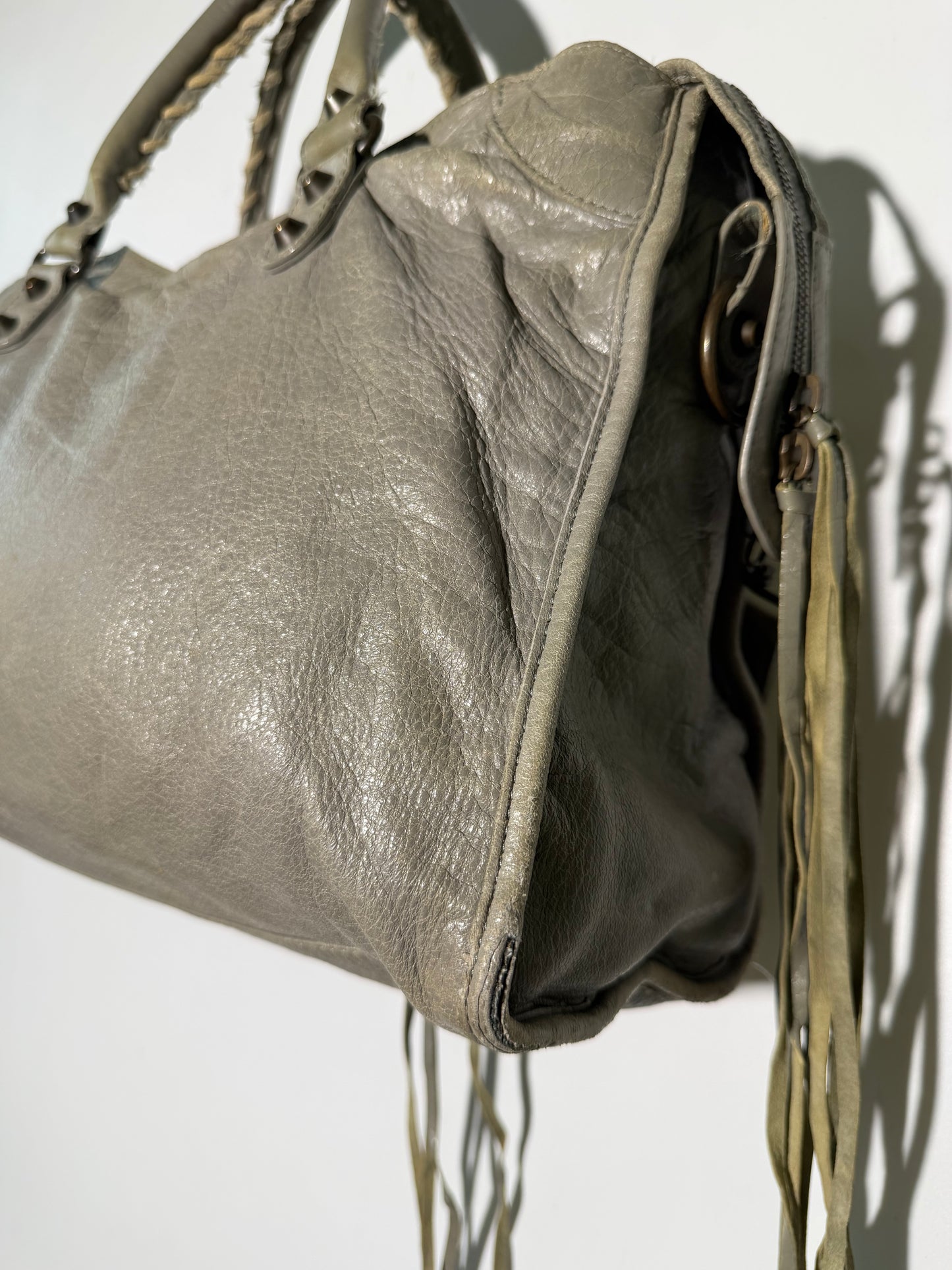 2000's Balenciaga Grey Classic City Bag
