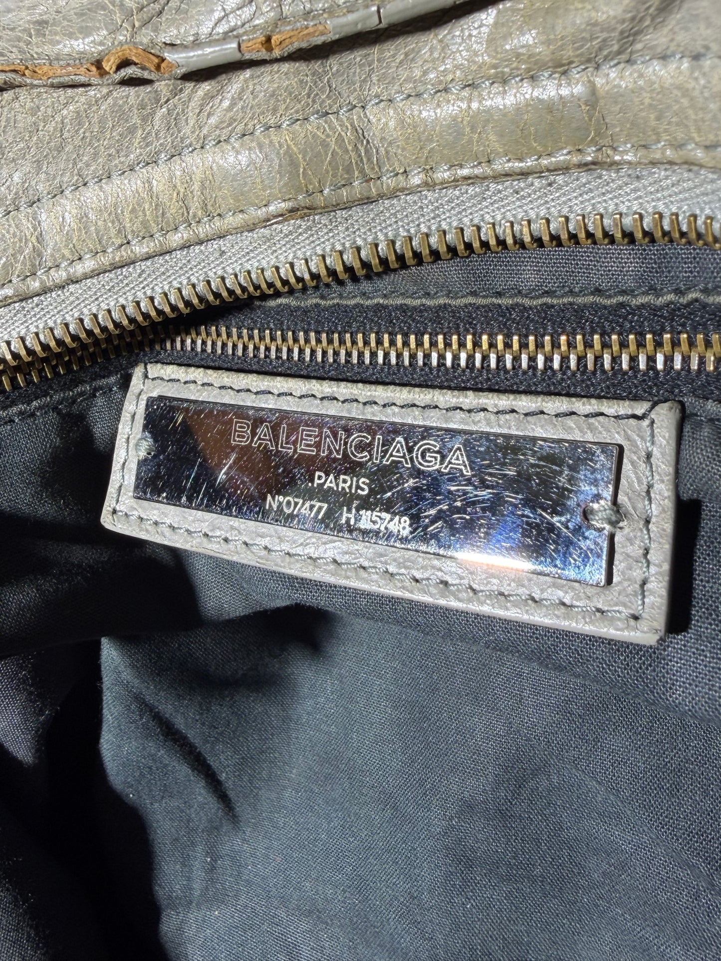 2000's Balenciaga Grey Classic City Bag