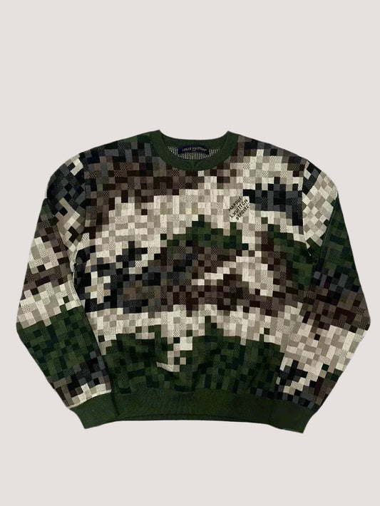 SS24 Louis Vuitton by Pharell Pixelated Sweatshirt