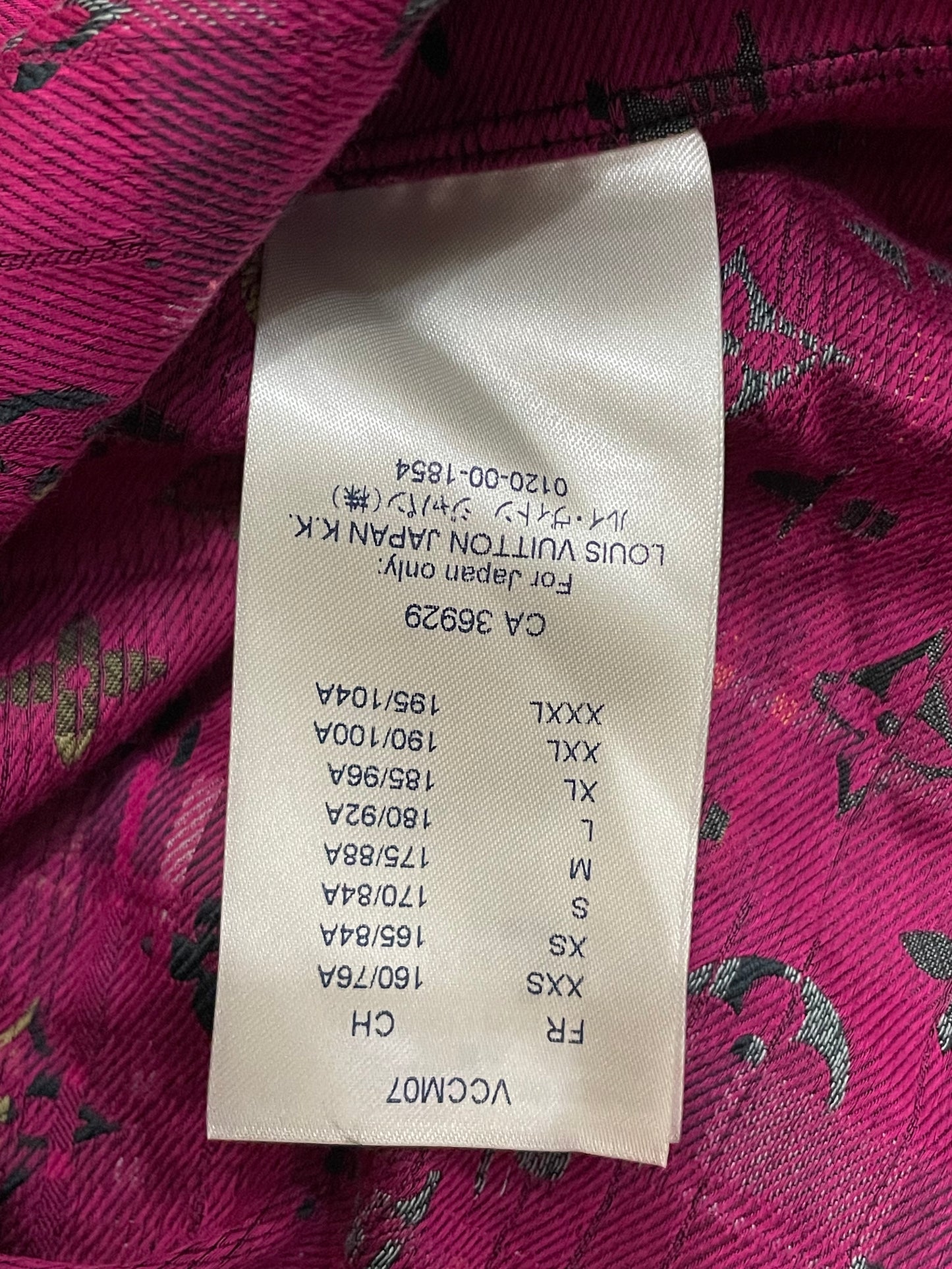 Louis Vuitton Monogram Check Shirt