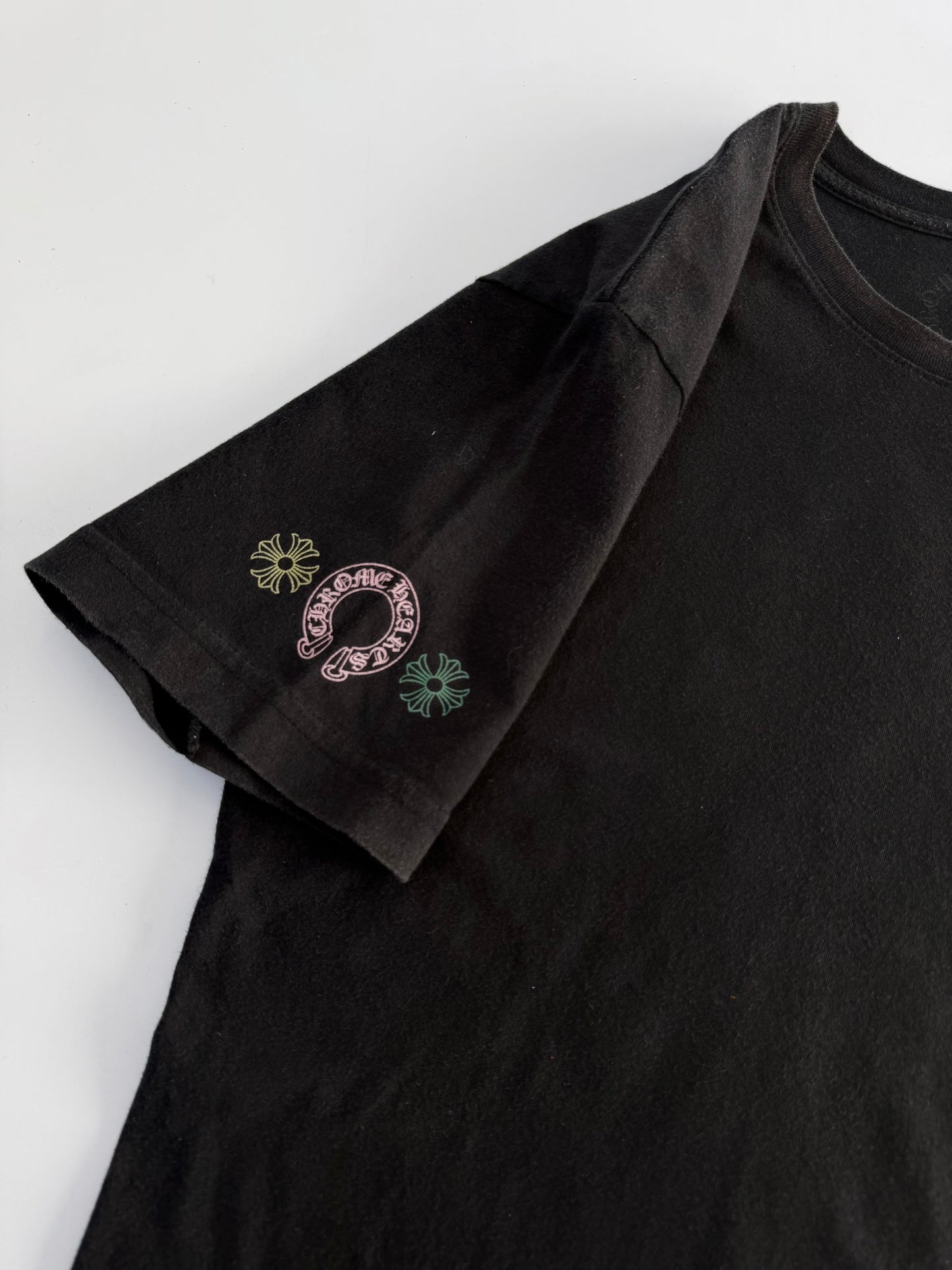 Chrome Hearts Multi Color Cross Cemetery Pocket Tee