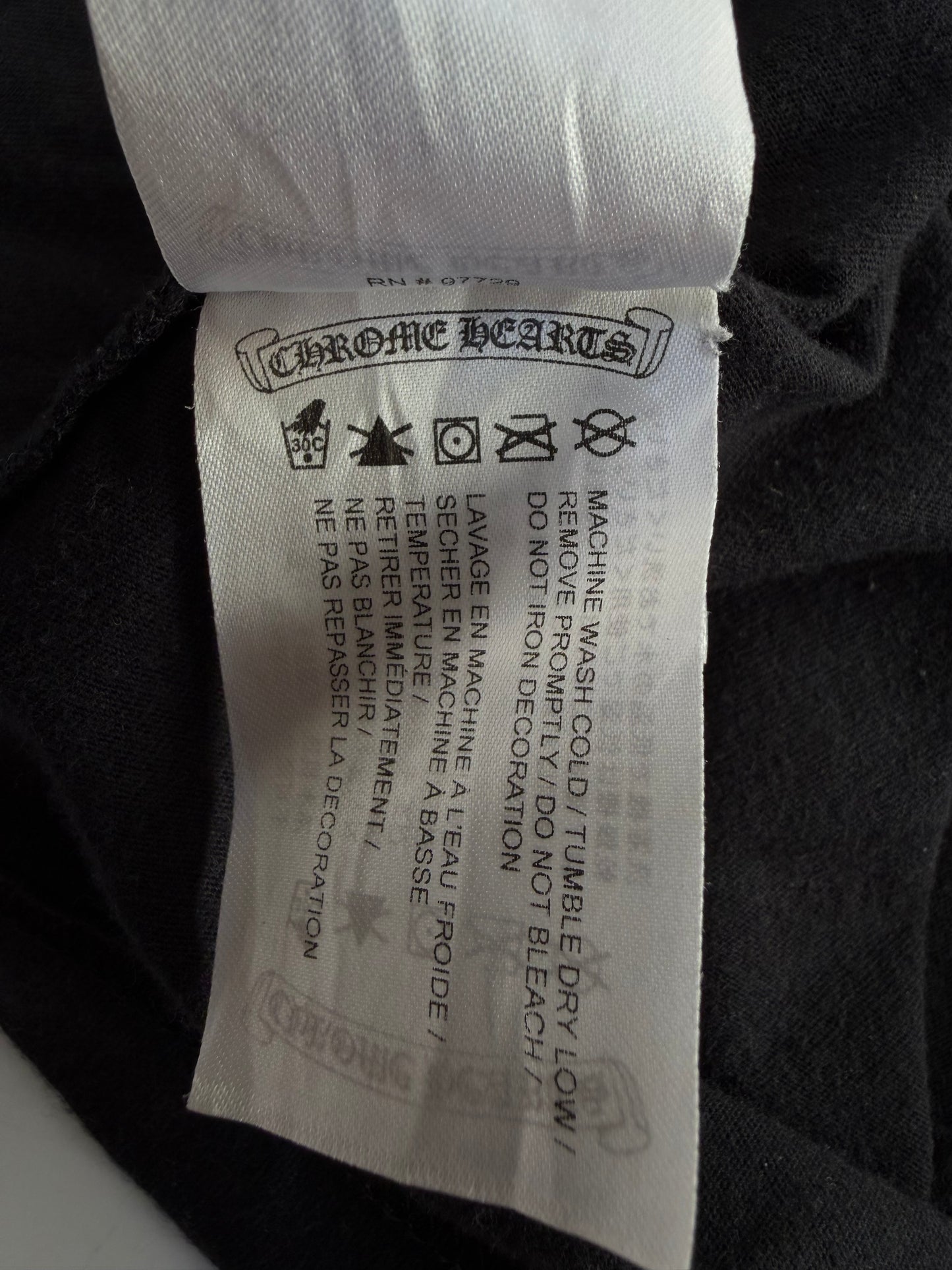 Chrome Hearts Multi Color Cross Cemetery Pocket Tee
