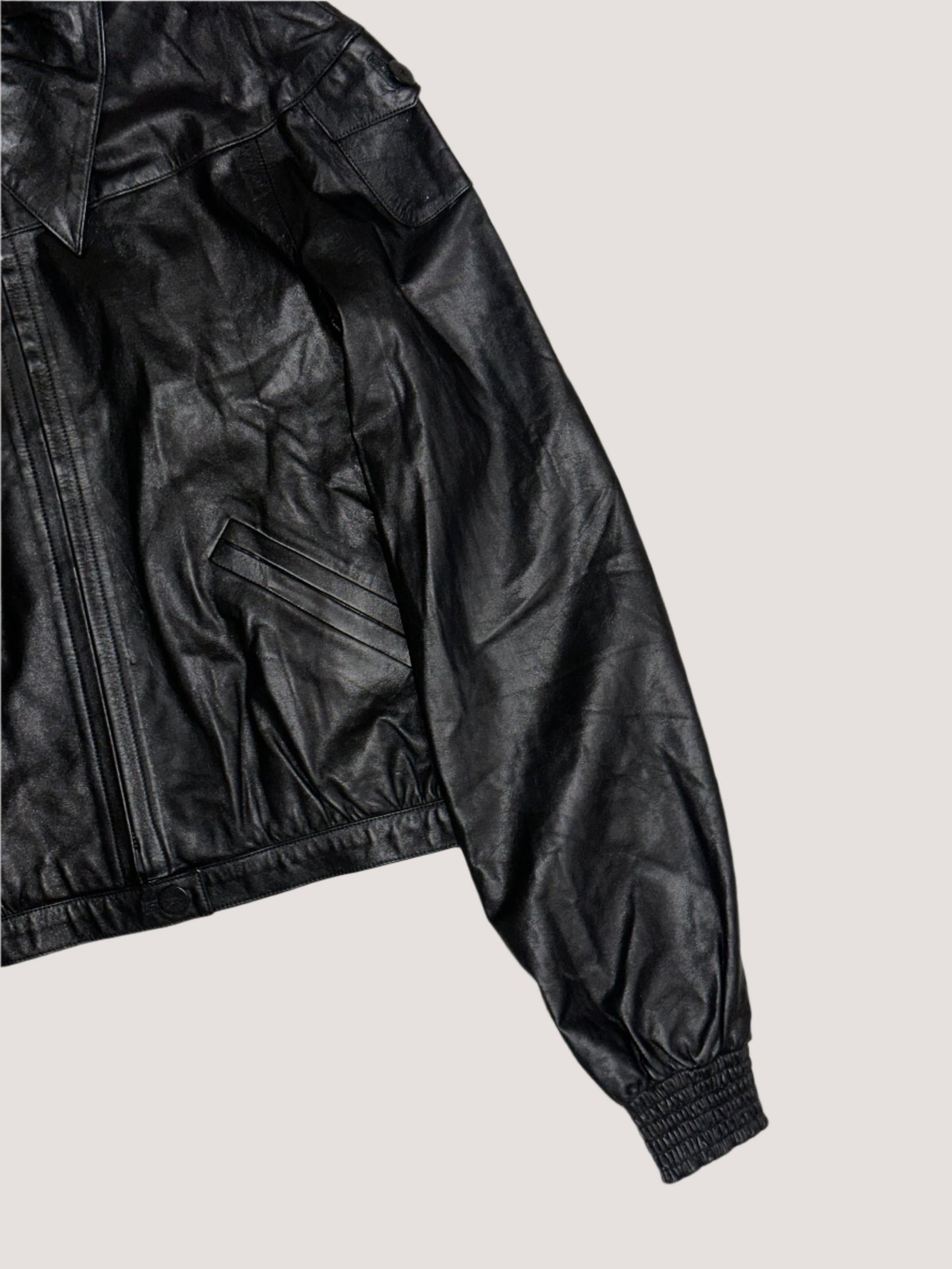 Chanel Black Leather Jacket