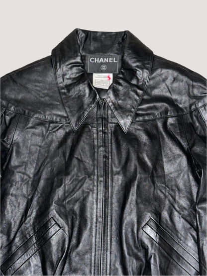 Chanel Black Leather Jacket