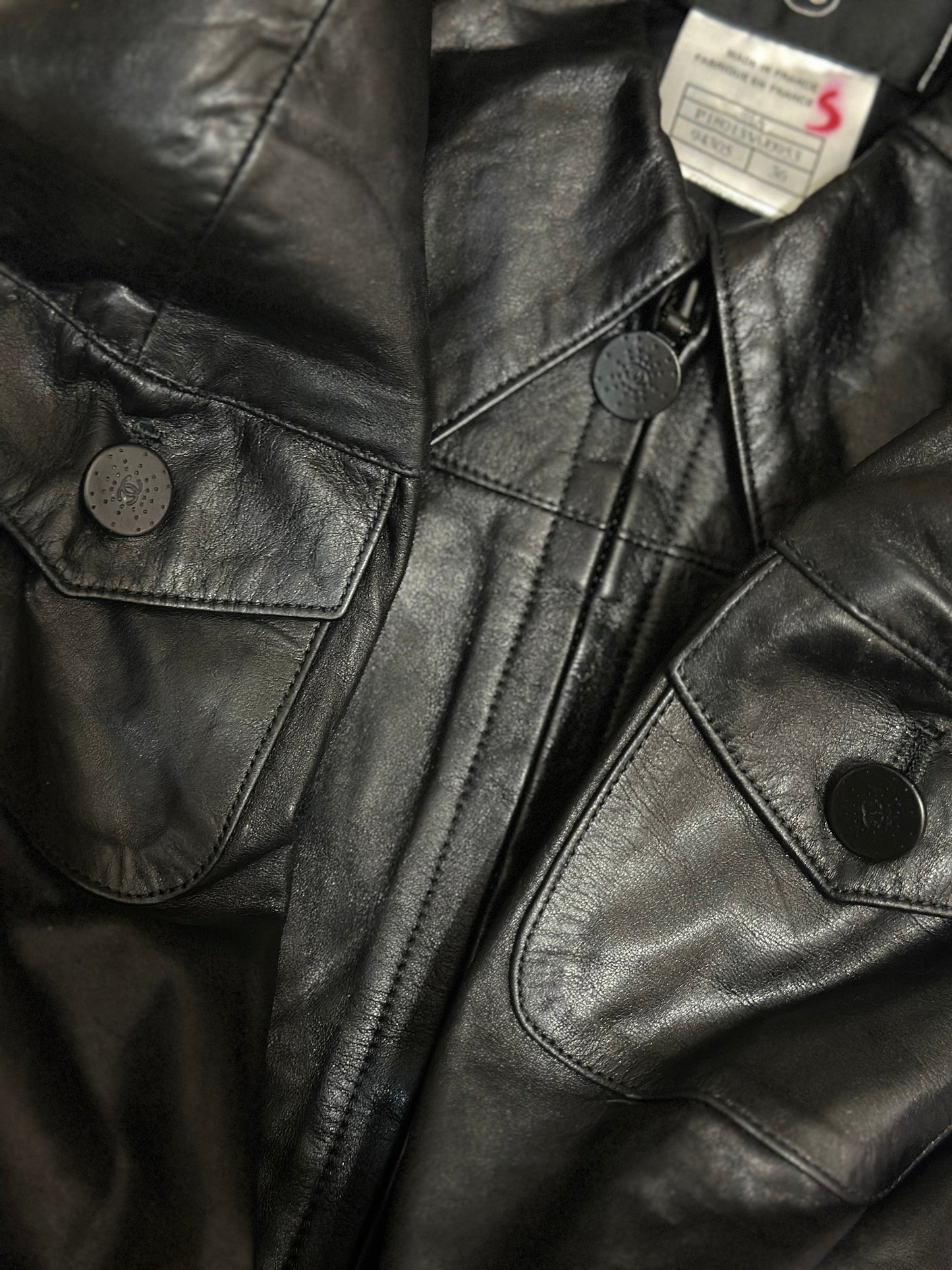 Chanel Black Leather Jacket