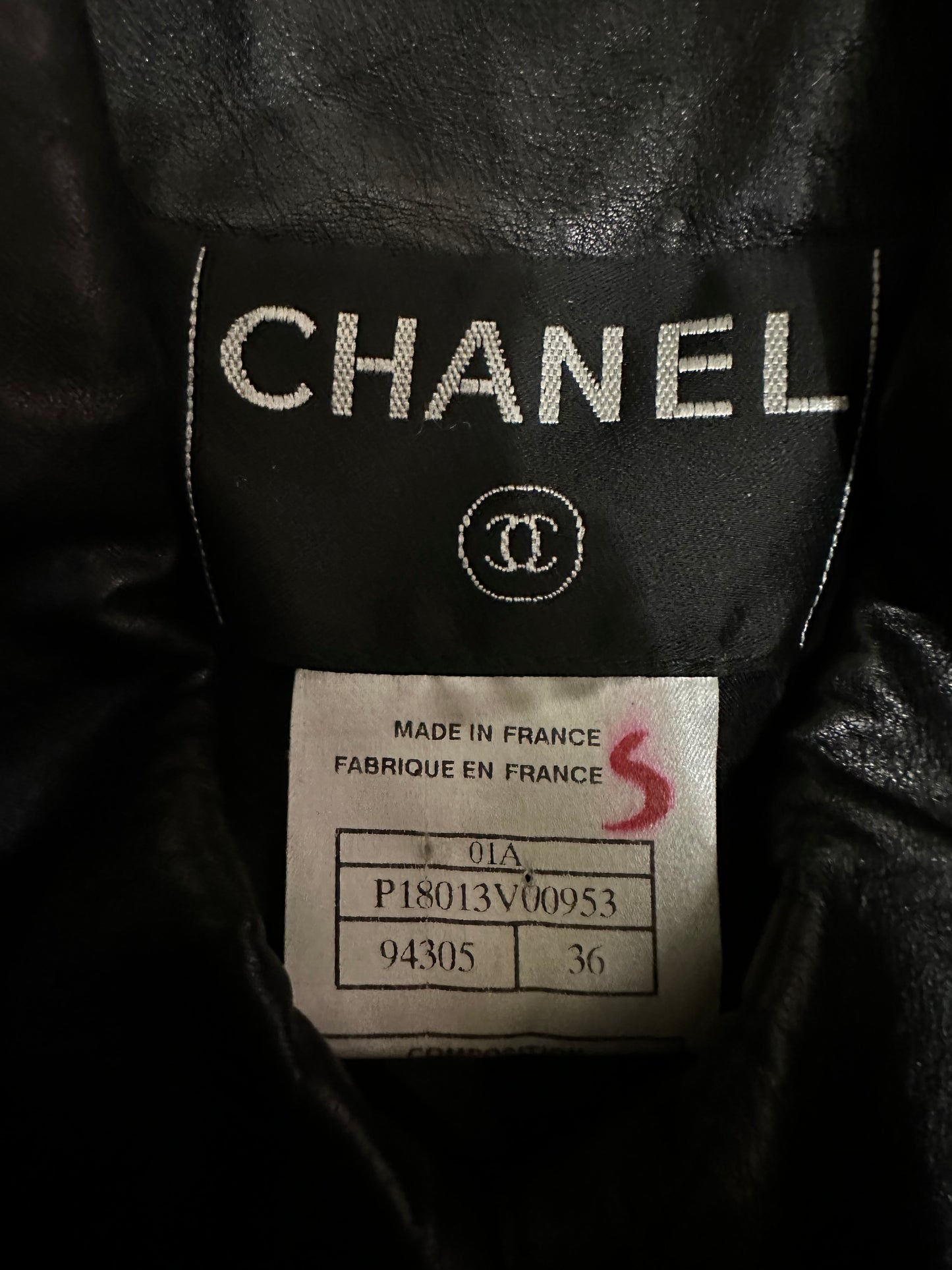 Chanel Black Leather Jacket