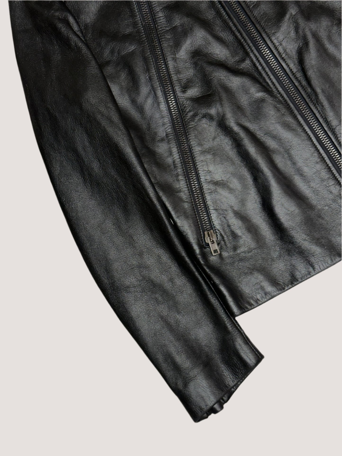 Maison Margiela Black Leather Jacket