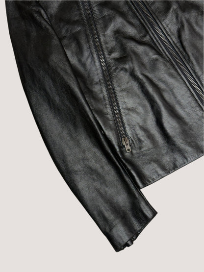 Maison Margiela Black Leather Jacket