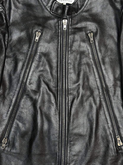 Maison Margiela Black Leather Jacket