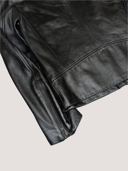 Maison Margiela Black Leather Jacket