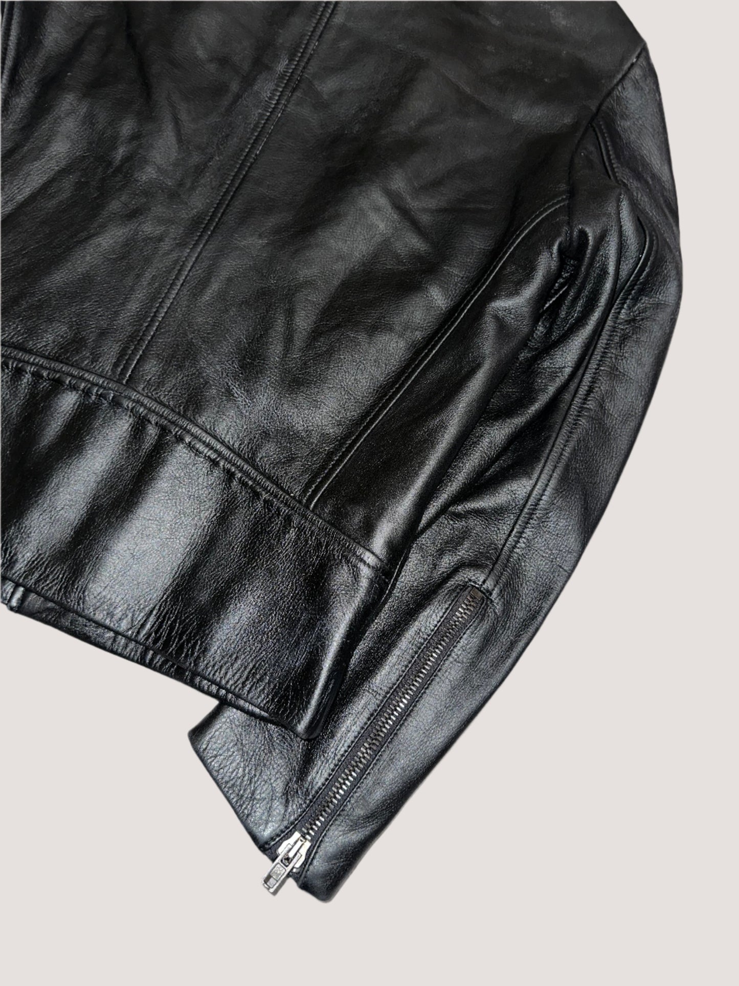 Maison Margiela Black Leather Jacket