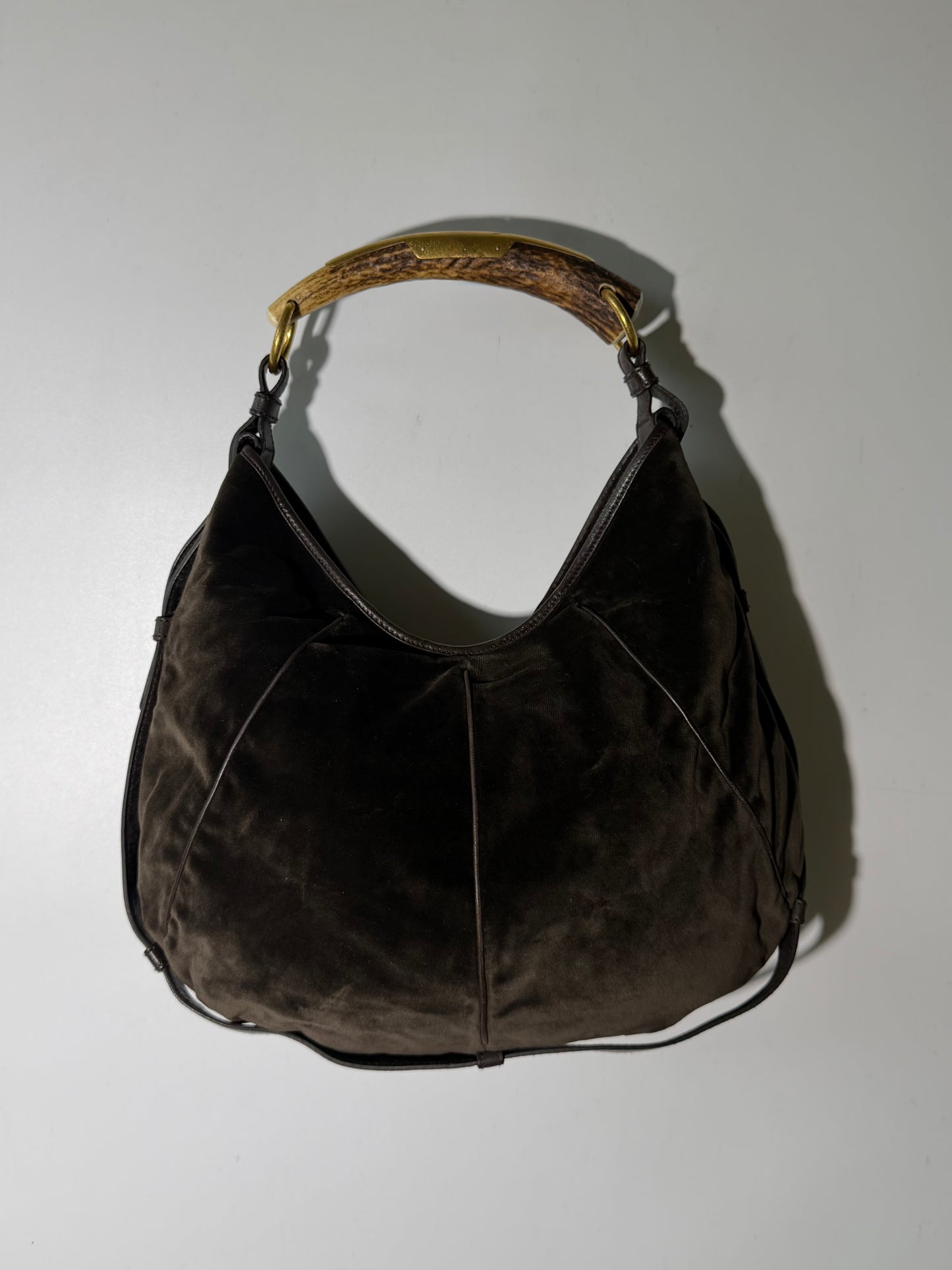 Vintage Yves Saint Laurent by Tom Ford Brown Beaded Mombasa