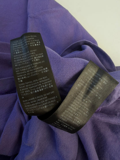 Balenciaga Rhinestone Bébé Worn-Out T-Shirt Purple